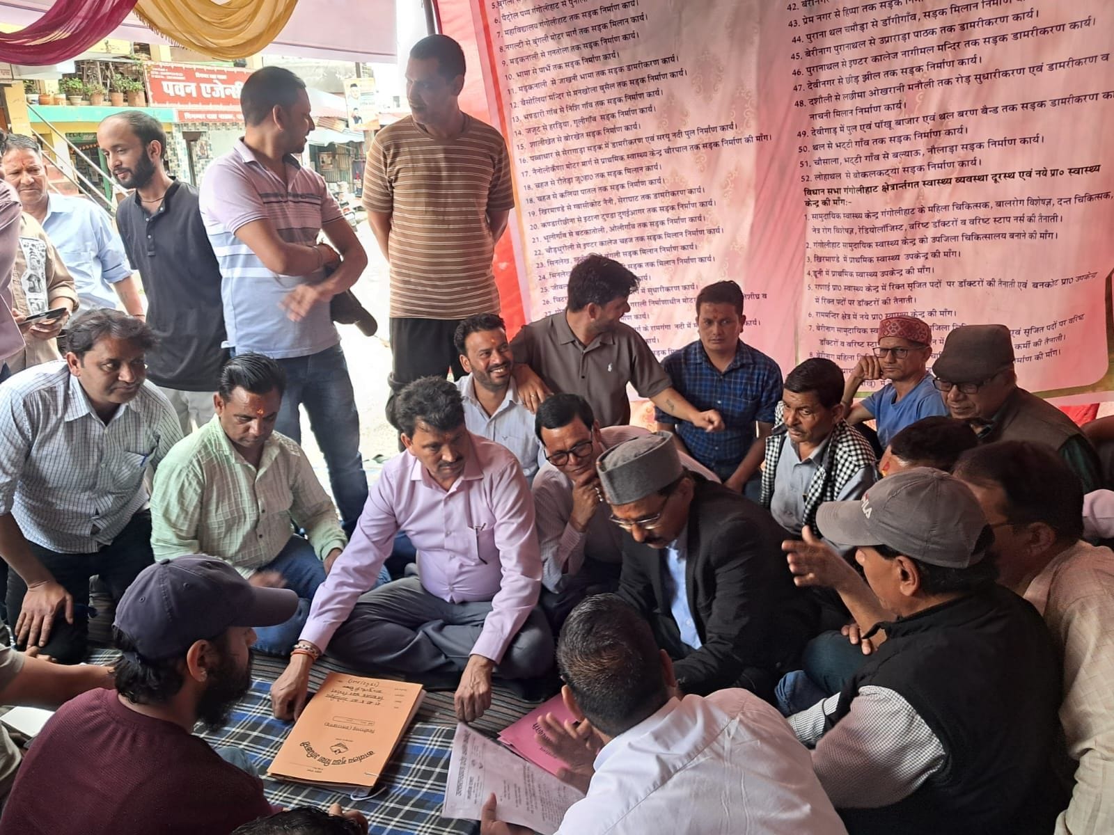 Protesters agreed to written assurances and called off the sit-in.
