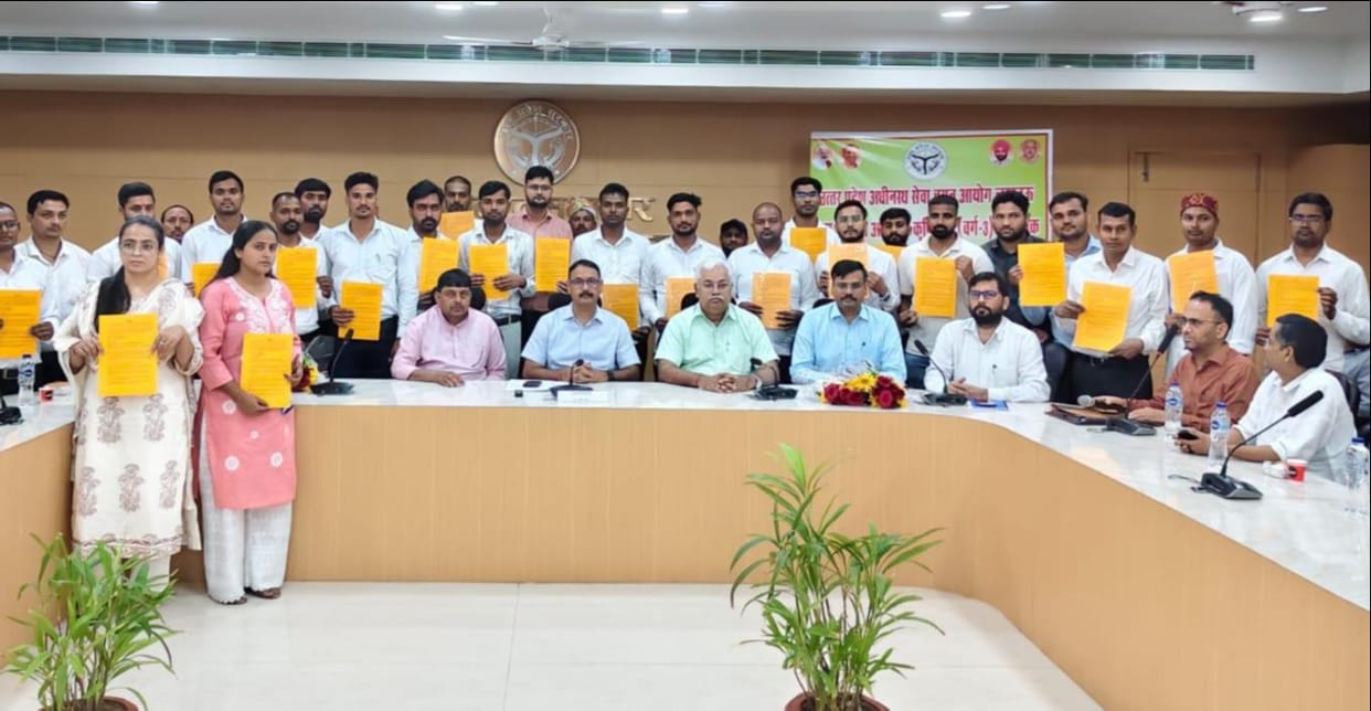 Appointment letters issued to 36 selected candidates.