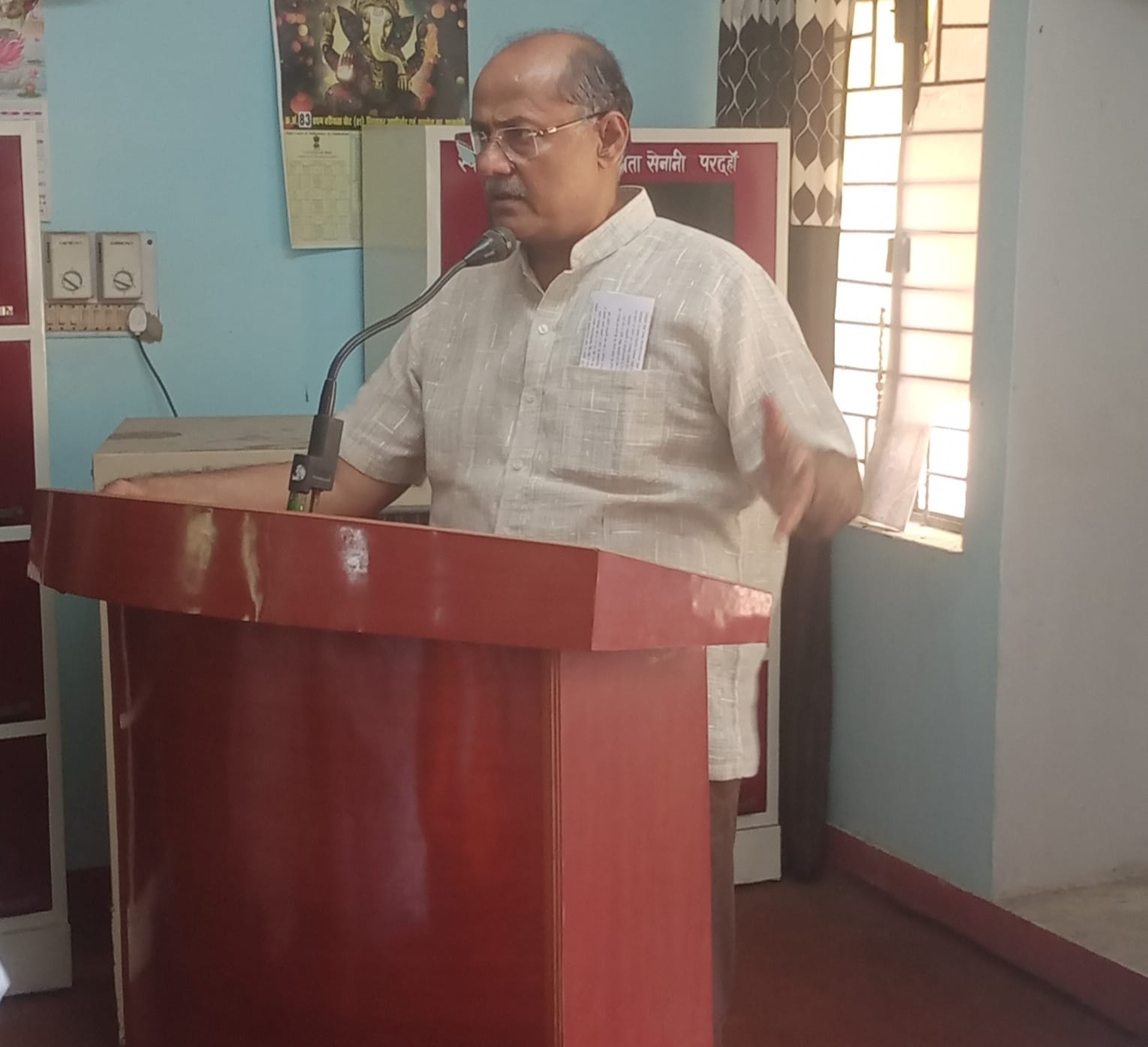 कलेक्ट्रेट सभागार में स्वतंत्रता संग्राम सेनानी स्व. पद्यनाथ सिंह की 133 वीं जयंती समारोह को सं