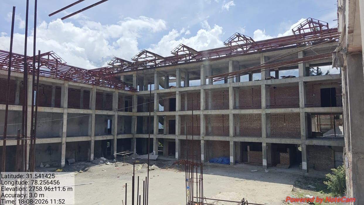 Kinnaur's first day-boarding school is being built in Kalpa