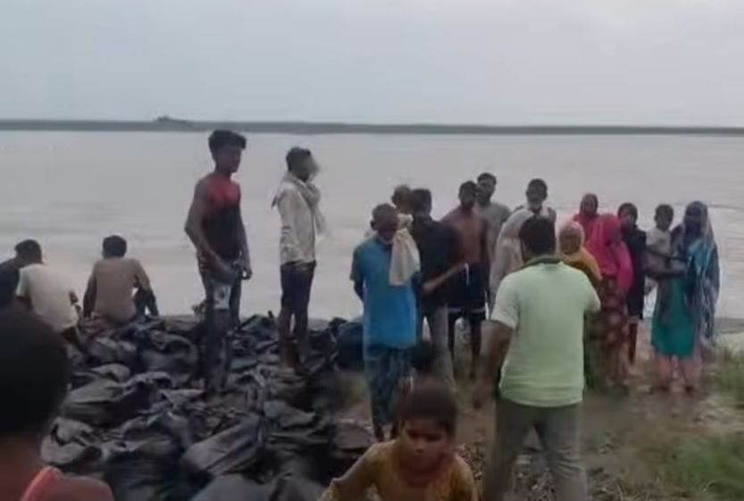 Farms ruined, villages in ruins and the river heading towards homes
