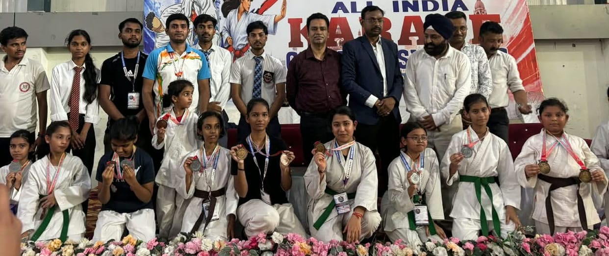 Raebareli wins 44 medals at National Karate Championship