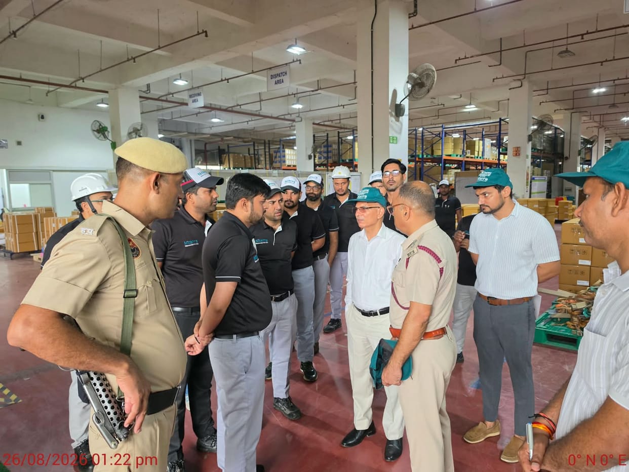 Deficiencies found in several industrial units during inspection; instructions issued to serve notices.