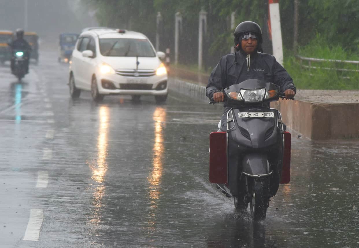The weather has become delightful with the light drizzle