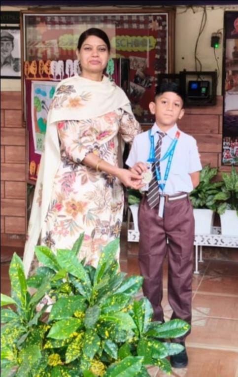 Rudraksh won a silver medal at the national wrestling championship