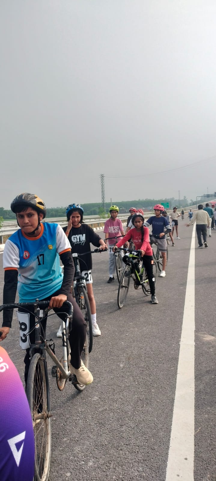District players won the runner-up title in cycling