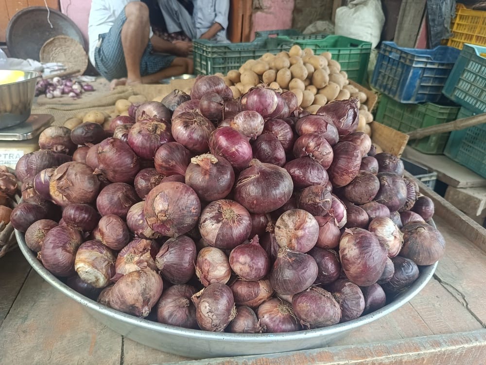 Onion prices now bringing tears to eyes; consumption cut back.
