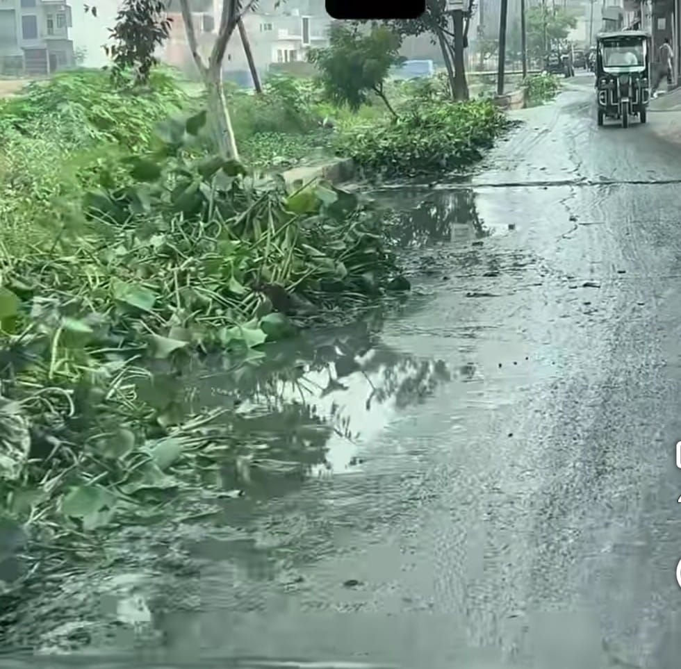 Residents troubled by filth at the canal bypass; traffic movement also affected.