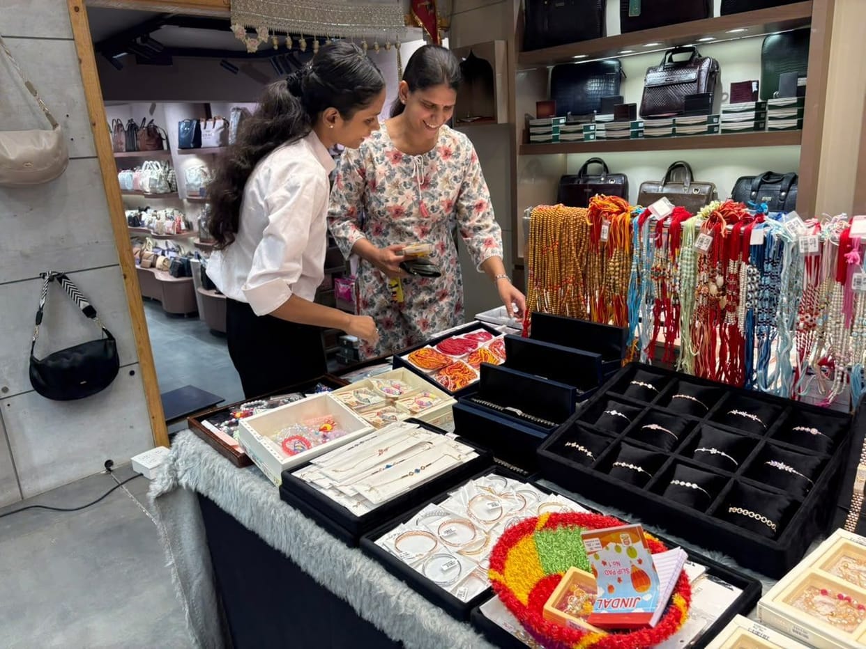 From stone bracelets to Lumba Rakhis, these emerged as top choices for Raksha Bandhan.