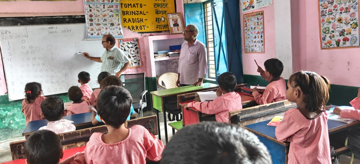 The Block Education Officer inspected the council schools.