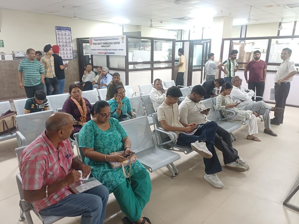 Registration of new vehicles has been stopped for seven days, leaving people stranded.