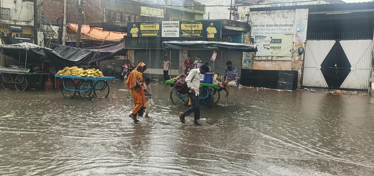 Water remained in the drains; the budget washed away.