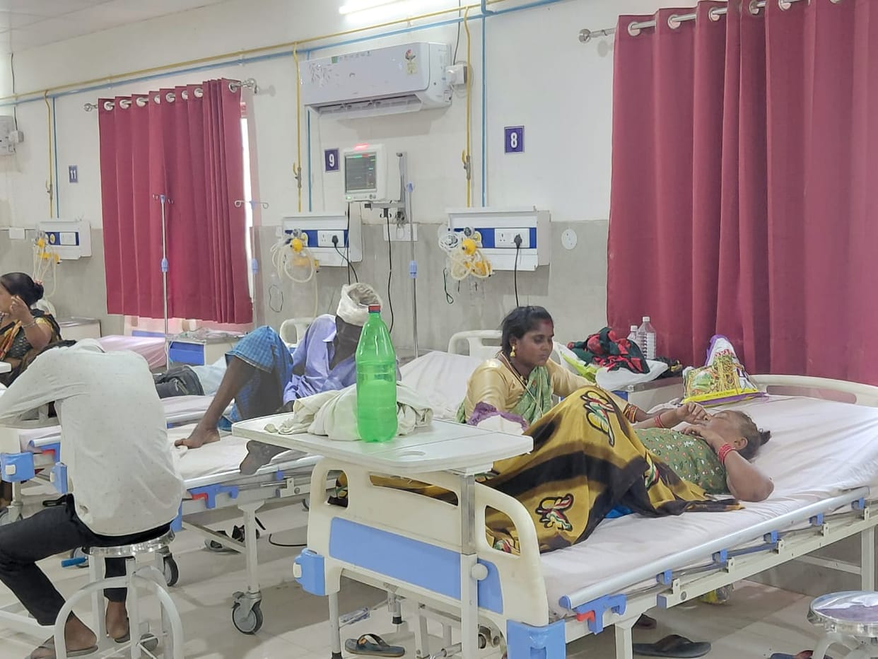 Number of typhoid and fever patients with dehydration rises.