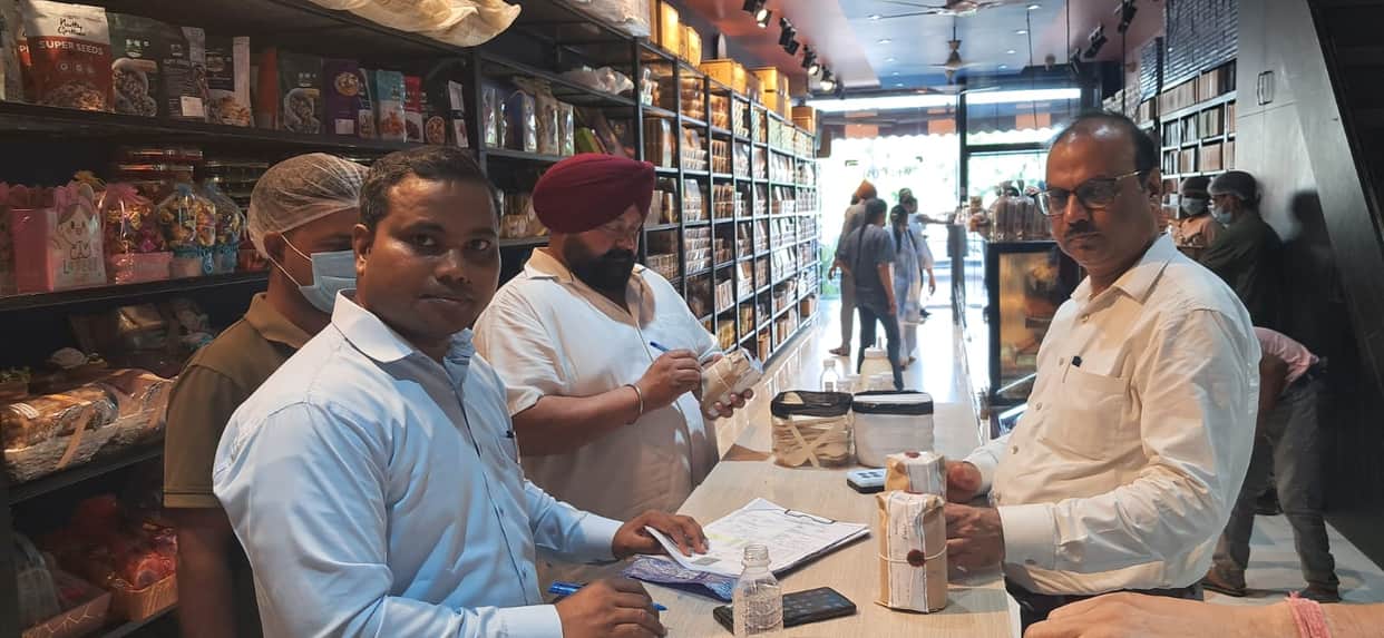 Substandard food items being sold as cheap sweets; samples collected from four shops.