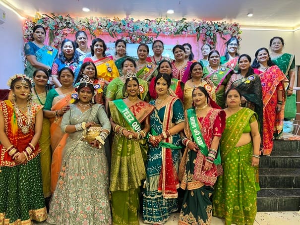 Dance and competitions captivated the audience; Aditi crowned Teej Queen.