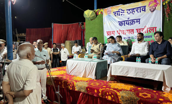Villagers' grievances were heard, and several demands were approved