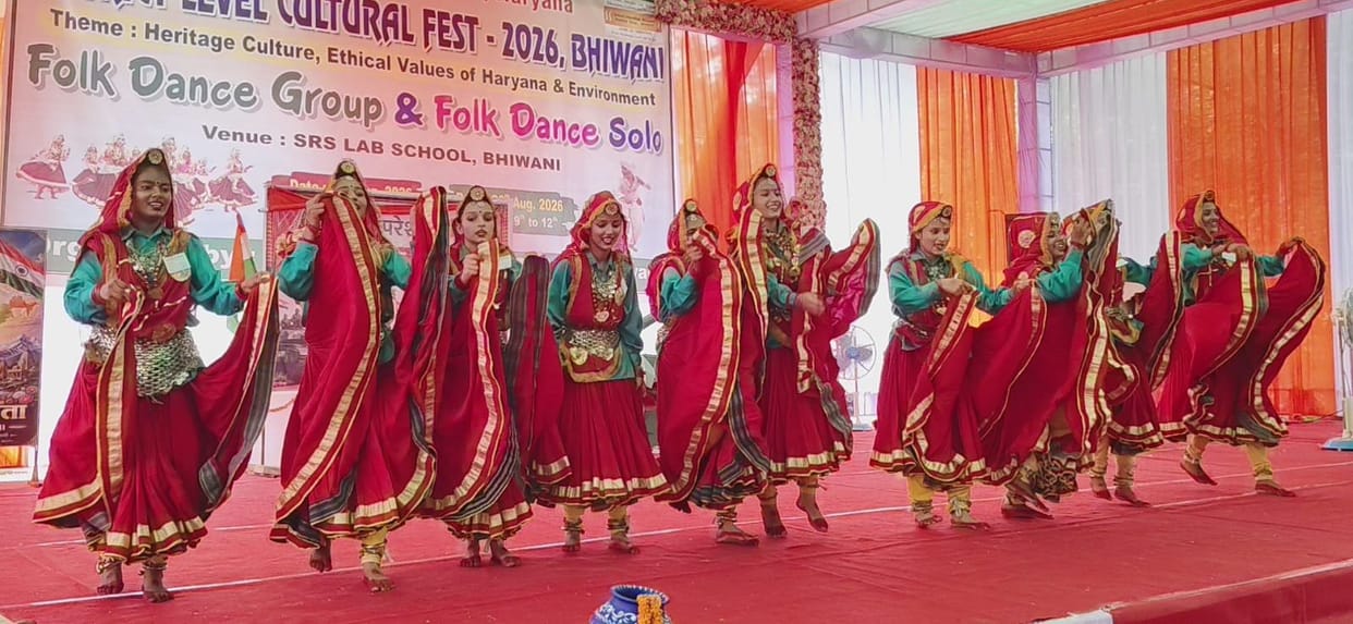 Cultural festival adorned with vibrant performances; 532 students showcased their talent.