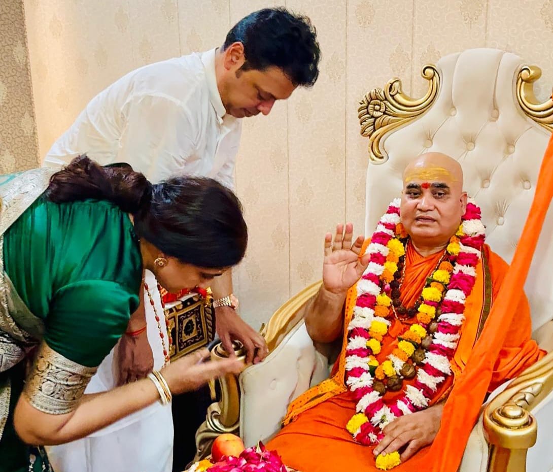 Biplab Kumar Dev visits Govardhan after becoming BJP General Secretary