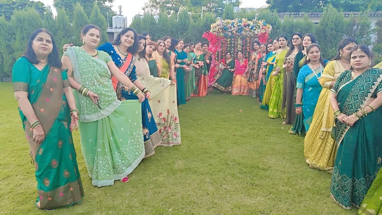 Teej Sawan festival celebrated.