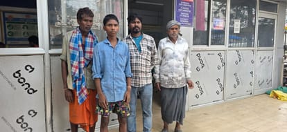 युवती के परिजनों ने लगाया आरोप।