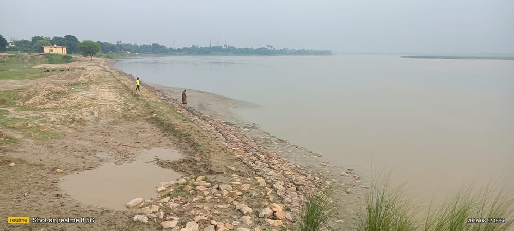 भागलपुर में कम होता सरयू का जलस्तर