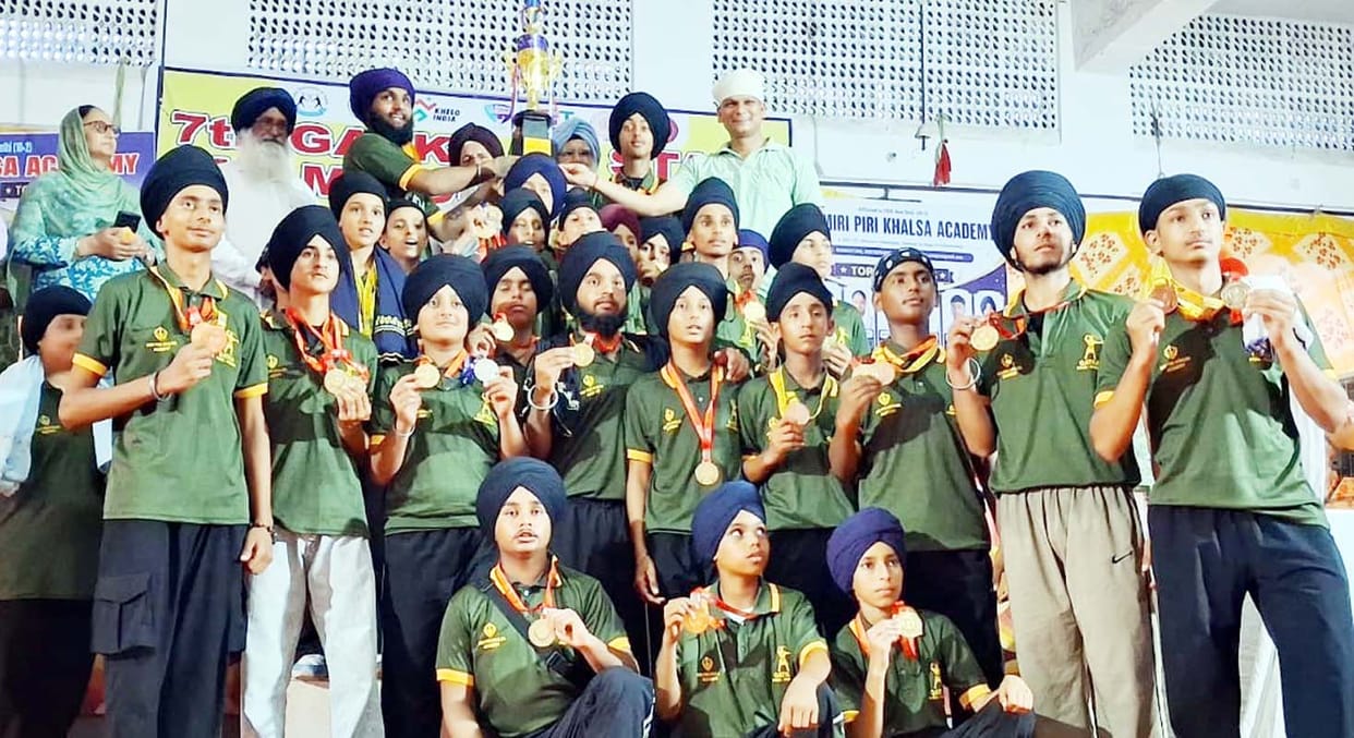 Students of Miri Piri Khalsa Academy won 24 gold medals.