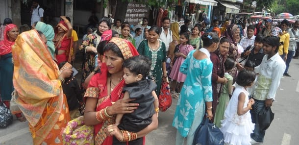 The benefit of free travel vanished amidst the bus shortage and overcrowding