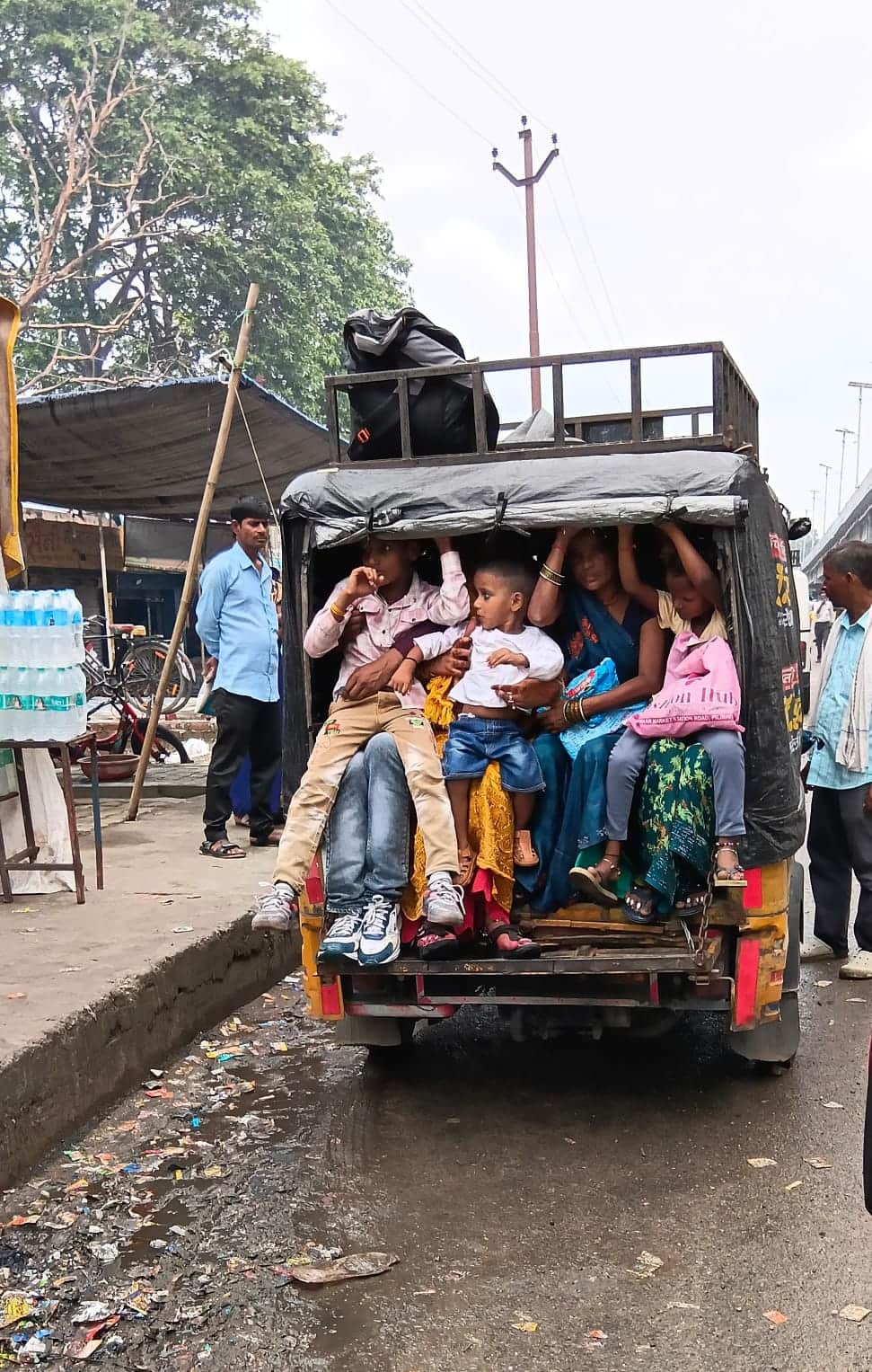 Transport system collapses... illegal commercial vehicles take over.