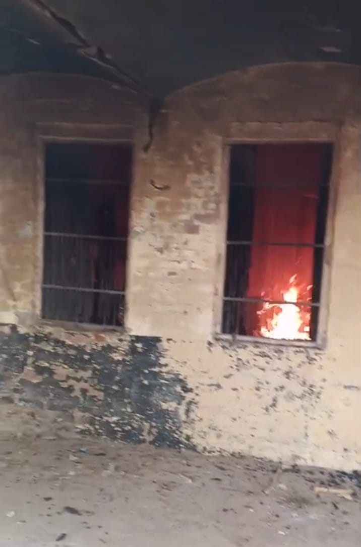 Fire at Alikan's religious Sikh dharamshala, furniture and other items burned