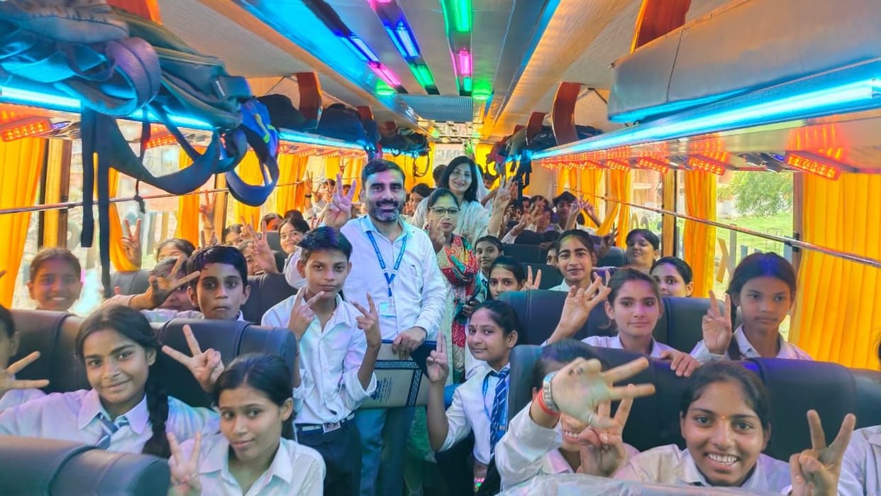 Bus service became the way for children, desire increased in government schools