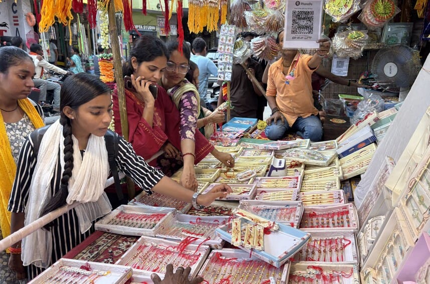 The bond of the *rakhi* has strengthened, and the sweetness of the festive treats is clearly evident