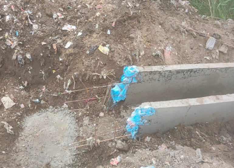 Drain walls begin to crumble due to disregard for standards.