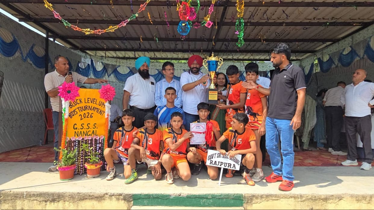 Rajpura team becomes champion by defeating Panjehra in Kabaddi.