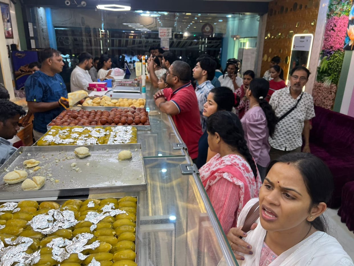 Inflation hits Raksha Bandhan: Rasmalai price rises from 40 to 50.