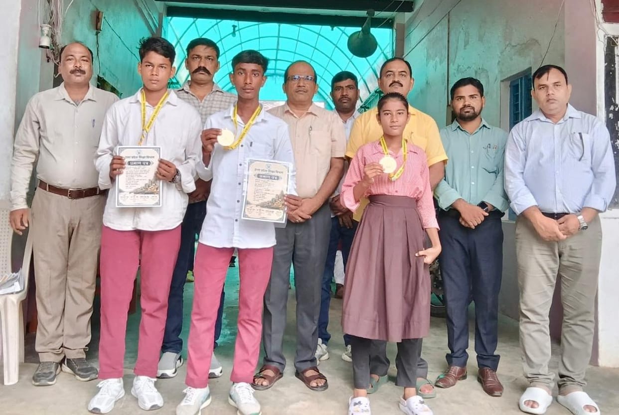 Four players from Maharana Pratap Inter College gave an amazing performance