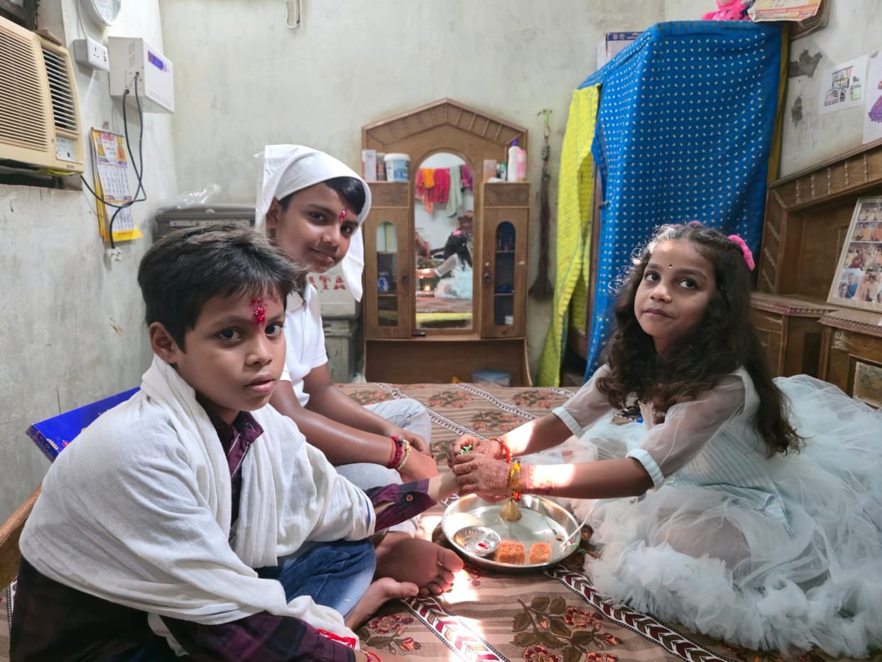 Raksha Bandhan celebrated with enthusiasm.
