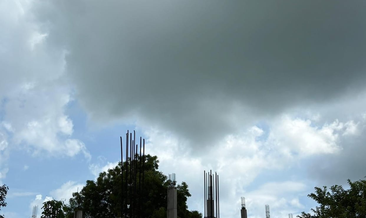 Sun comes out after rain; humidity adds to the discomfort