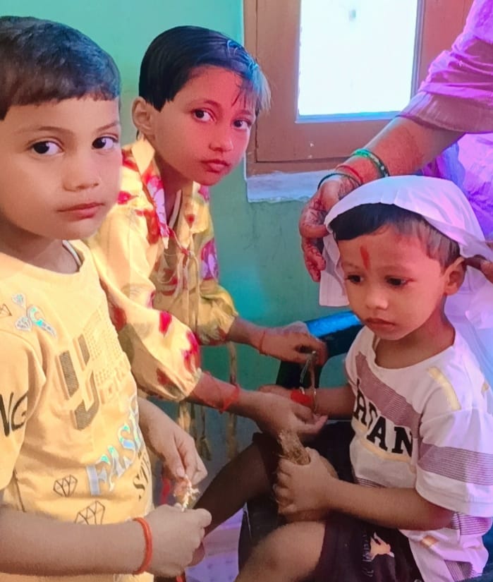 Rakshabandhan celebrated with enthusiasm in the district
