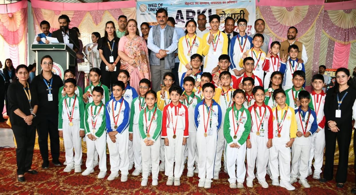 Arki MLA Awasthi felicitated 520 meritorious students.
