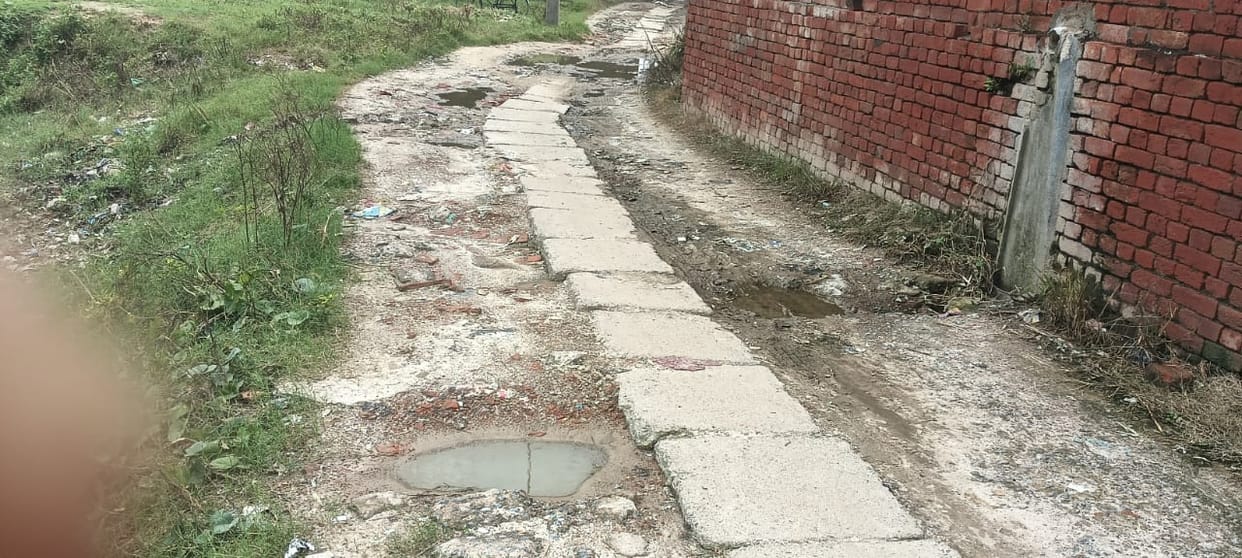 Streets dug up for pipeline laying are causing trouble during the rains.