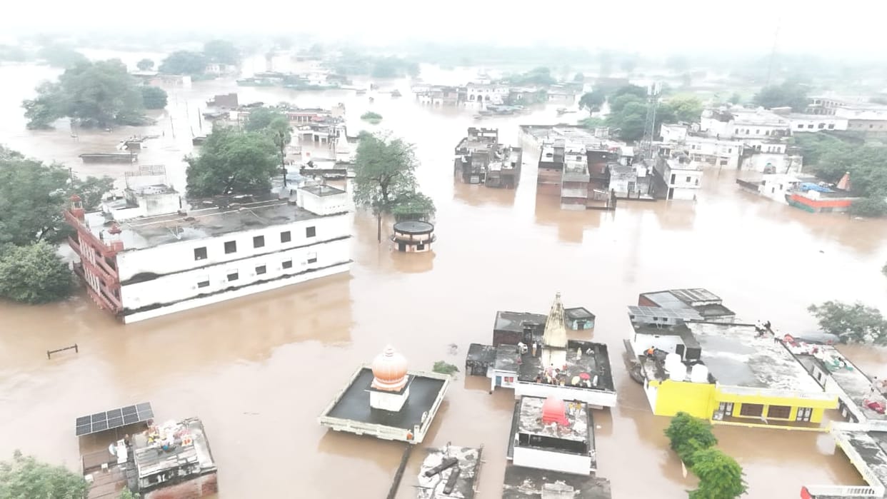 23-year record broken; Mandakini 8.70 meters above the danger mark.