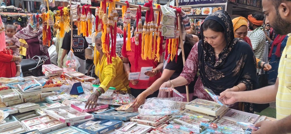 Sweets, Rakhis, and gifts generated