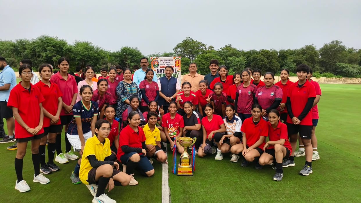 The university teams achieved victory.