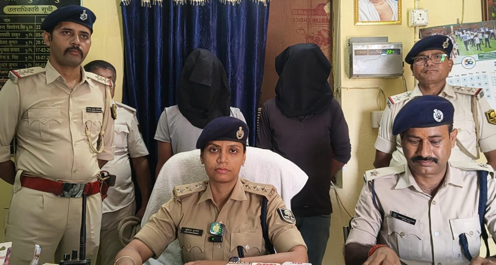 मुजफ्फरपुर: हत्याकांड का पुलिस ने किया खुलासा।