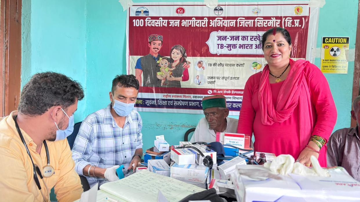 Nikshay camp held at Kota PHC; X-rays conducted for 80 people.