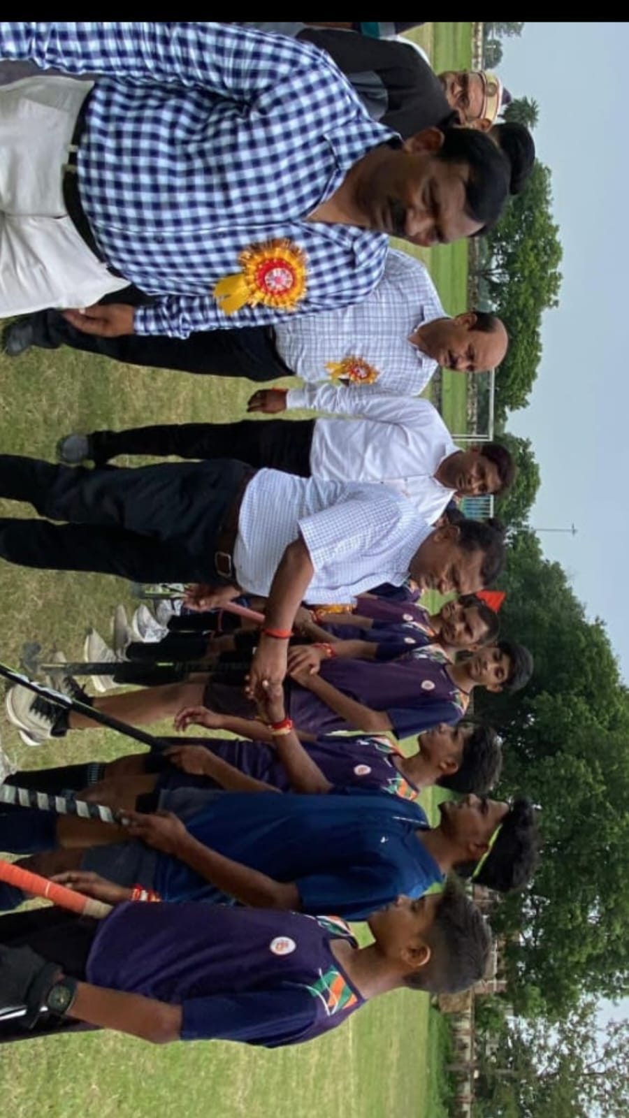 Stadium defeated Brightland Public School 5-0 in hockey.