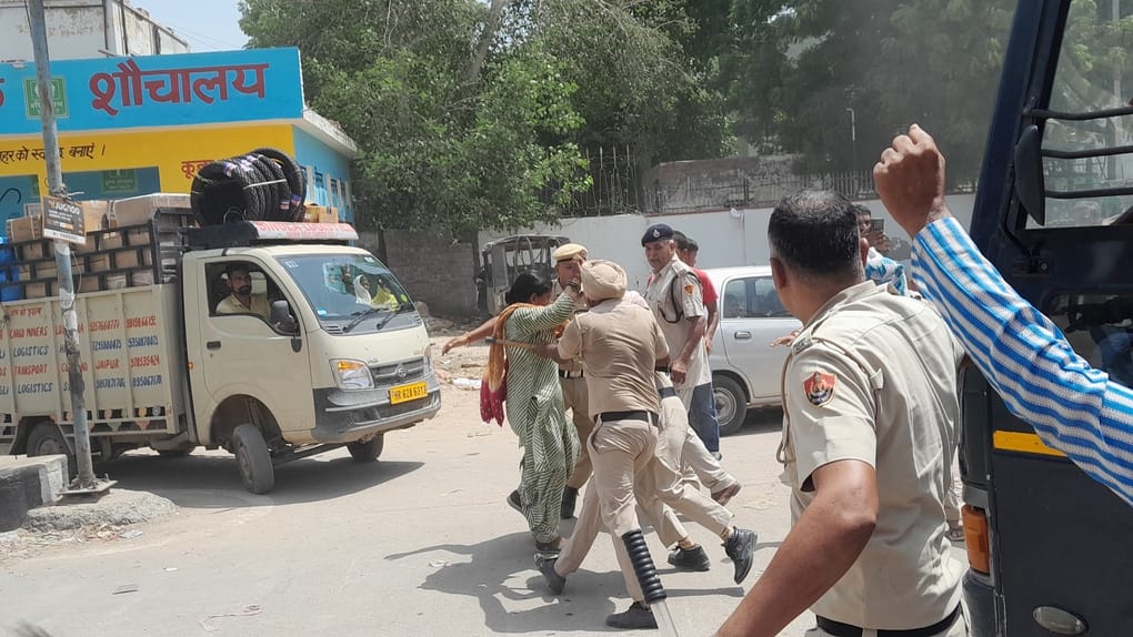 safai karmchari police clash