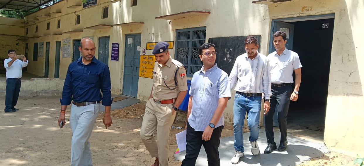 Inspected polling stations; issued instructions to complete arrangements on time.