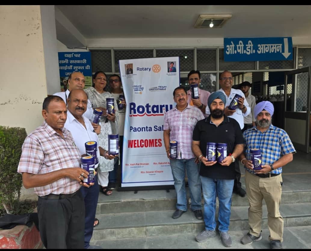 Protein supplements distributed to TB patients.