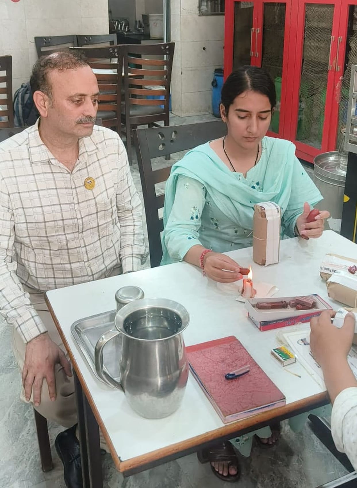 Challans issued for irregularities in Baggi-Nerchowk; samosa sample collected.